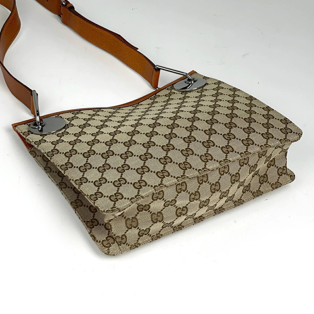 Gucci brown bag GG canvas shoulder Brown